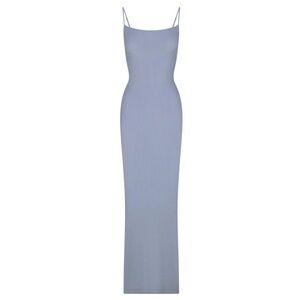 SKIMS NWT Soft Lounge Long Slip Dress in Slate; Size S